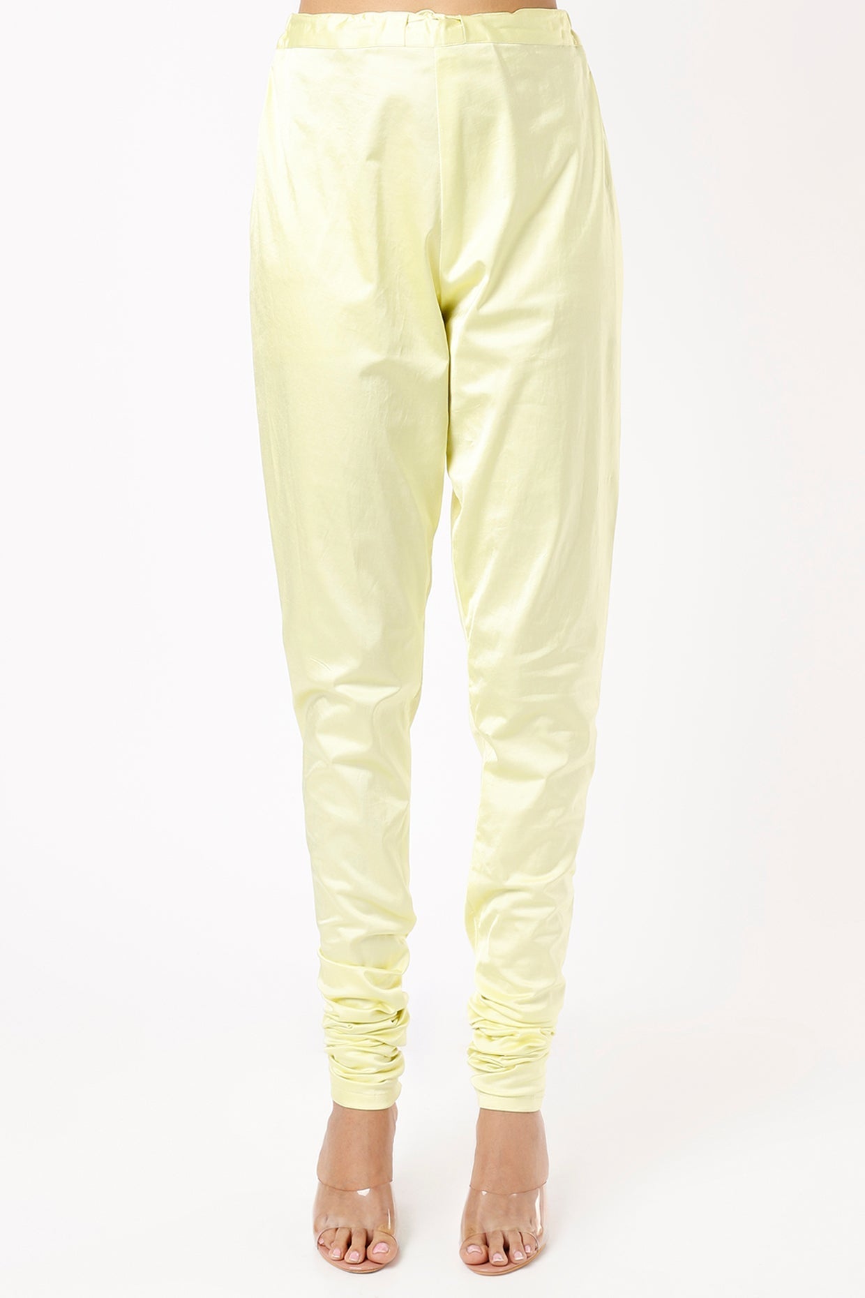 Designer Aziza Yellow Tiered AG set | Gopi Vaid