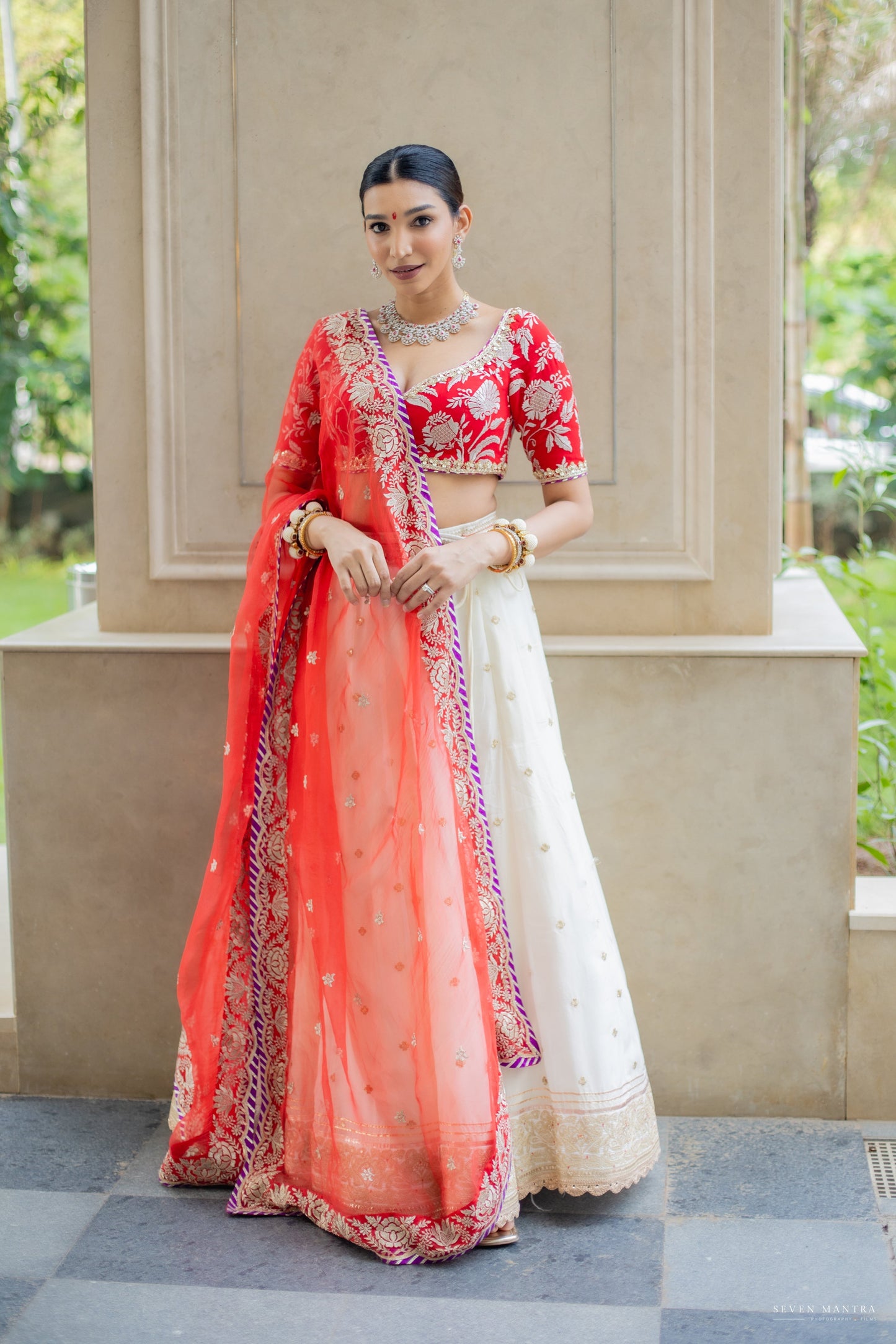 Golconda Damini Lehenga Set- front view