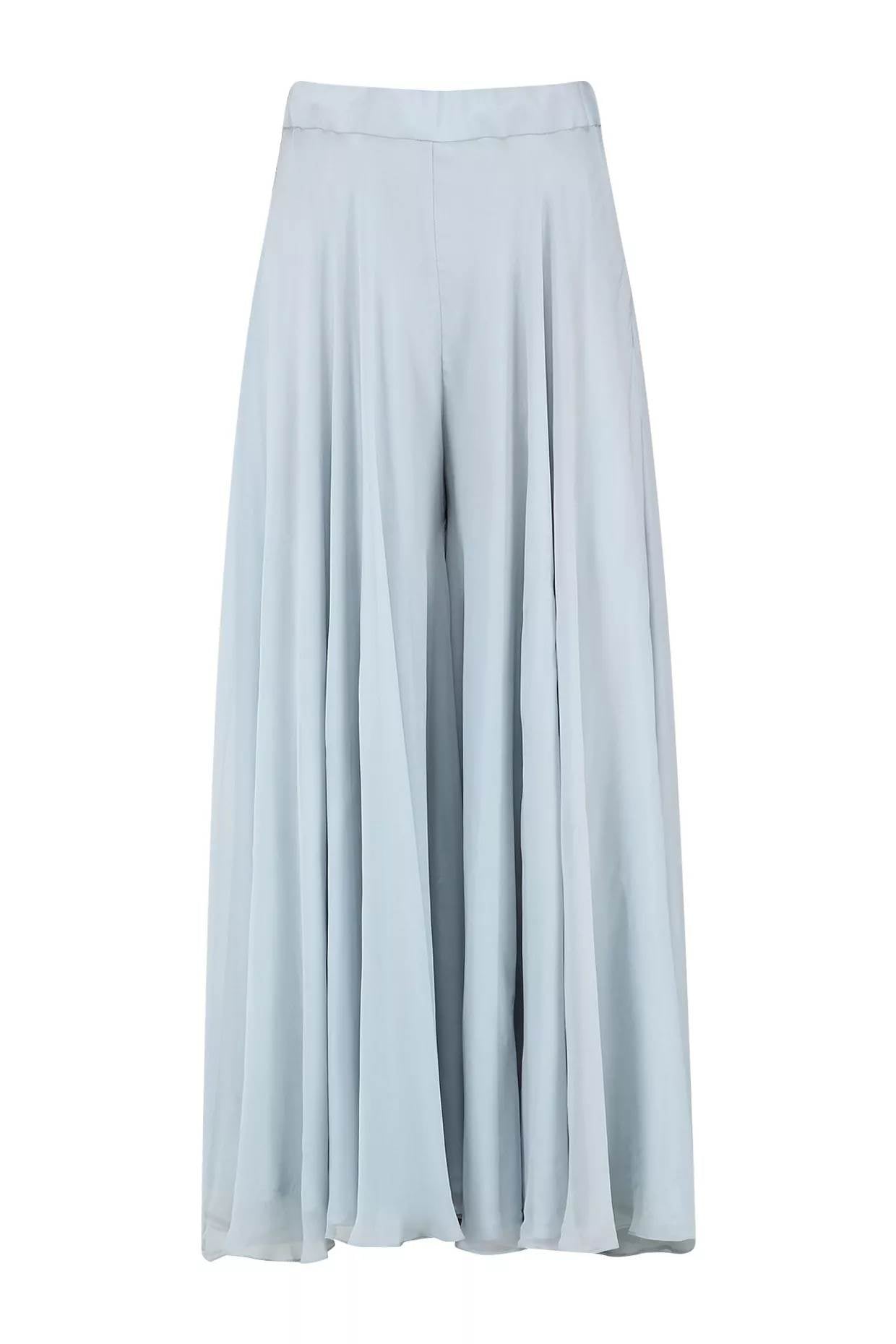 Light Blue jacket sharara set