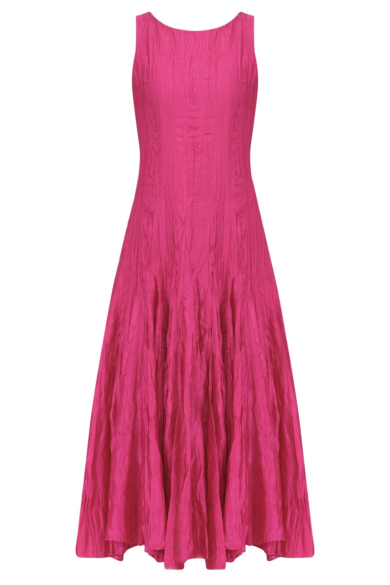 Pink & White Shibori Dress