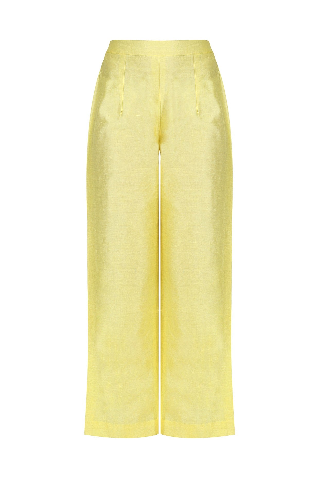 Blue & Yellow Shibori Kurta With Yellow Plazo