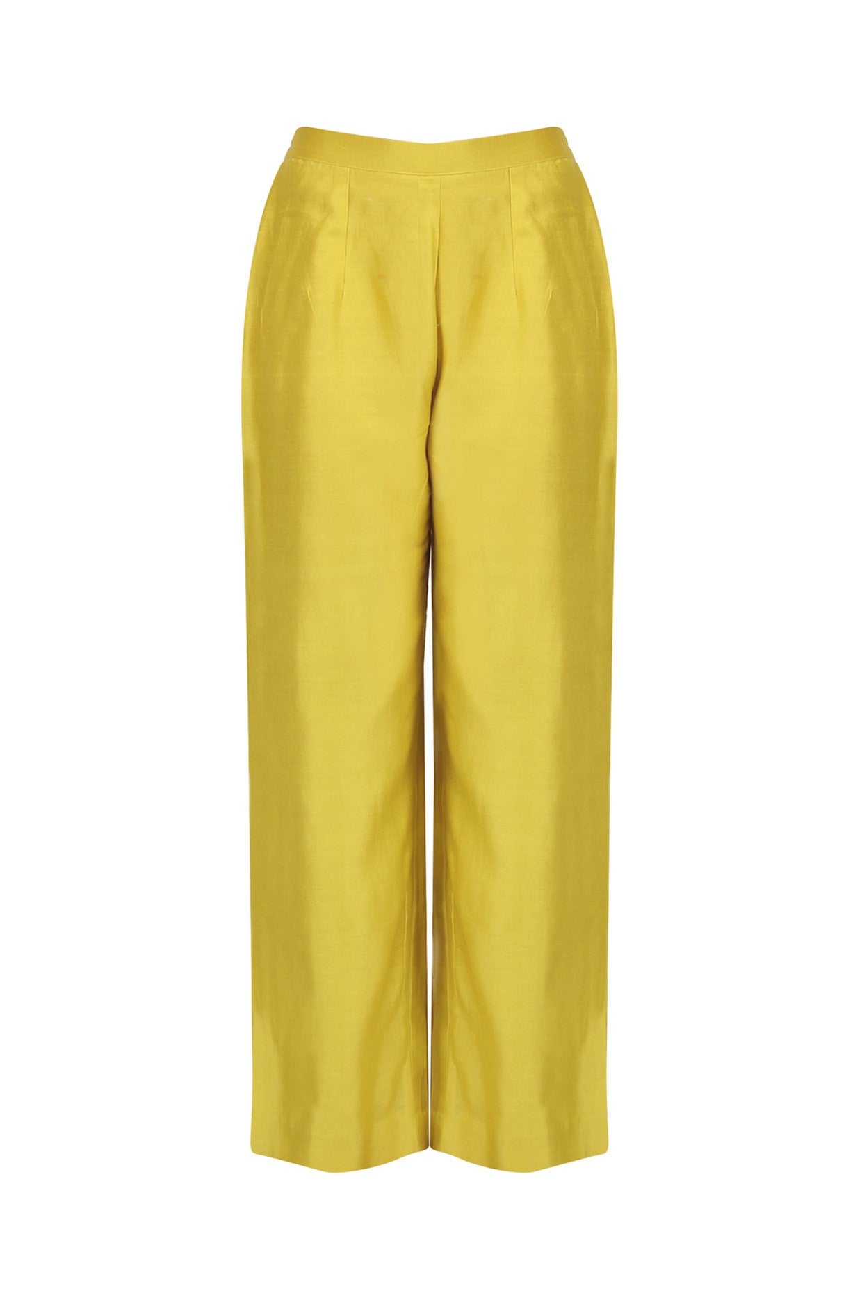 Pink & Yellow Shibori Jacket & Yellow Slip With Trouser