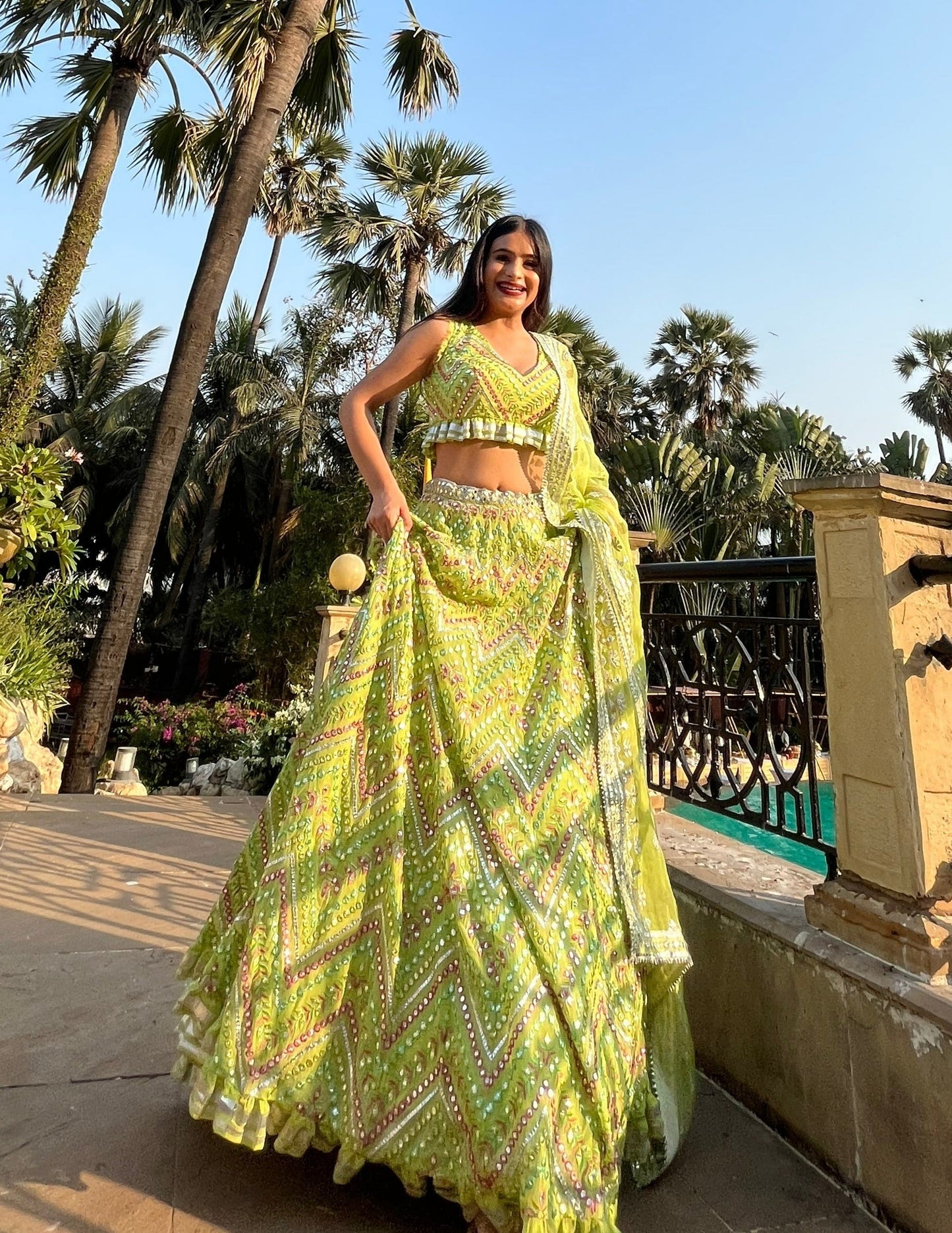 Priyanka Maheshwari in Noor Lehenga set