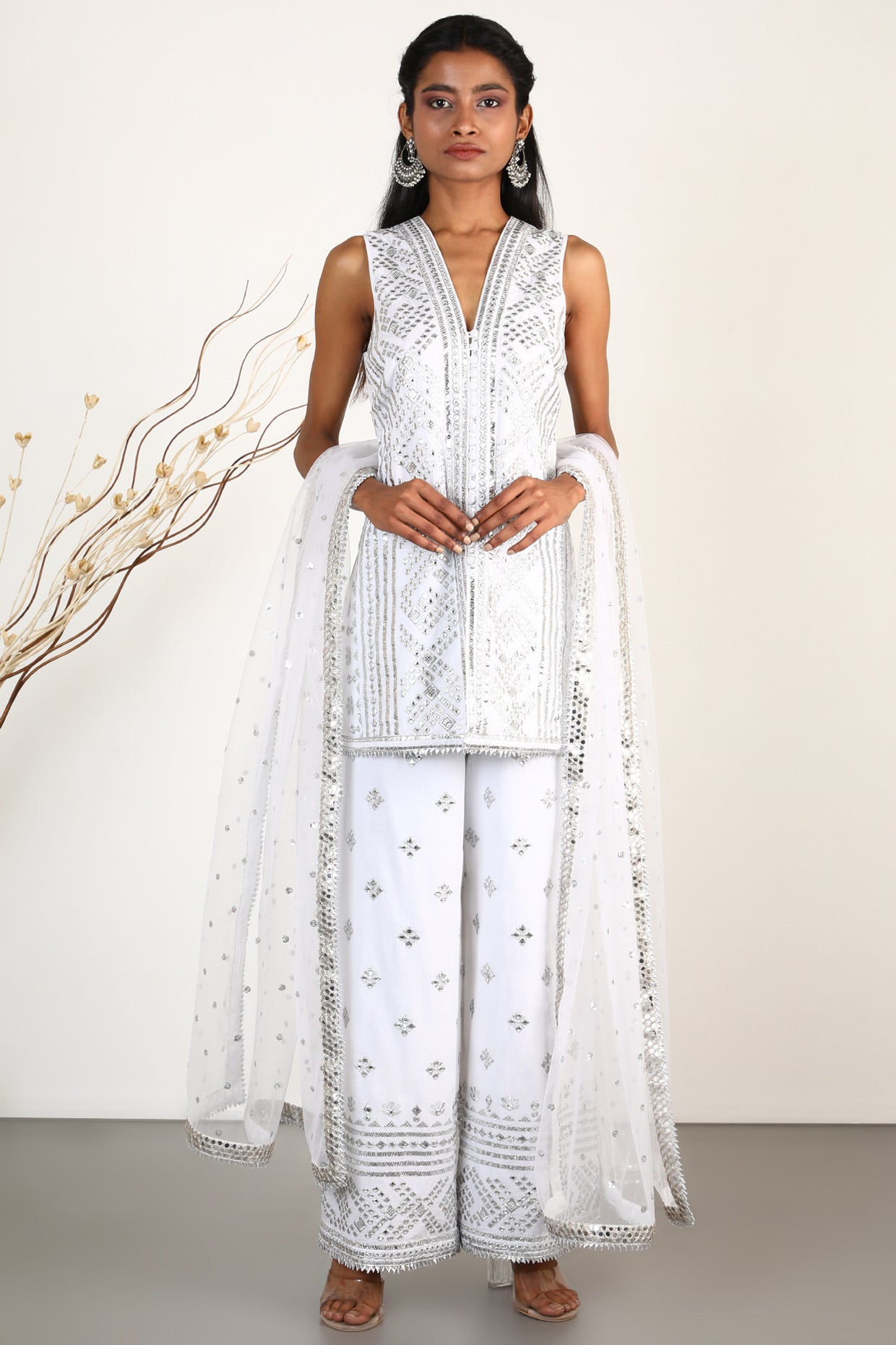 Buy Women's Designer Chand Palazzo Set | Gopi Vaid