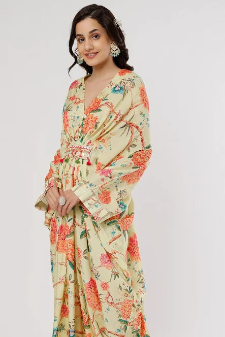 Women's Designer Yutika Long Kaftan | Gopi Vaid