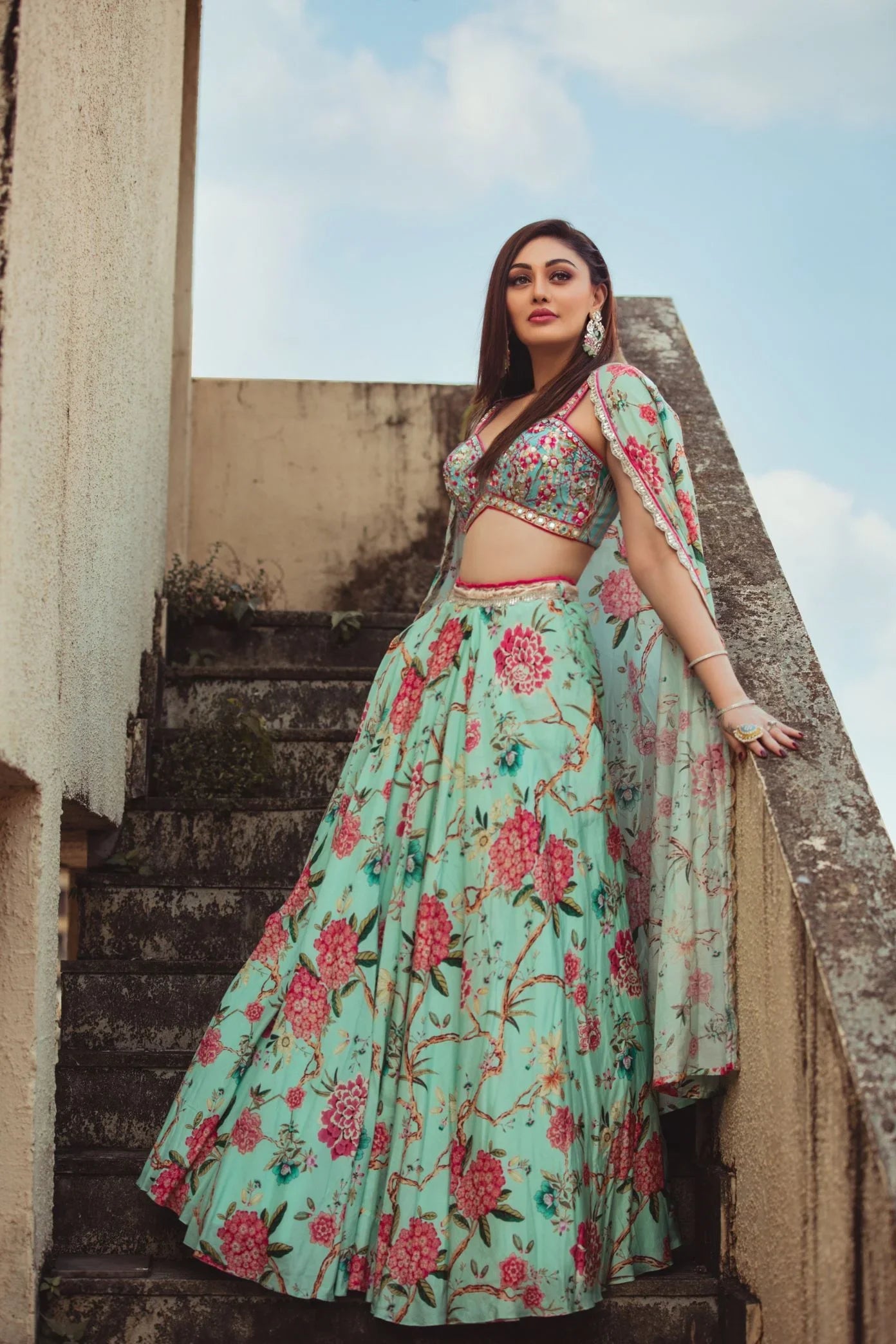 Shefali Zariwala in Dhwani Lehnga Set