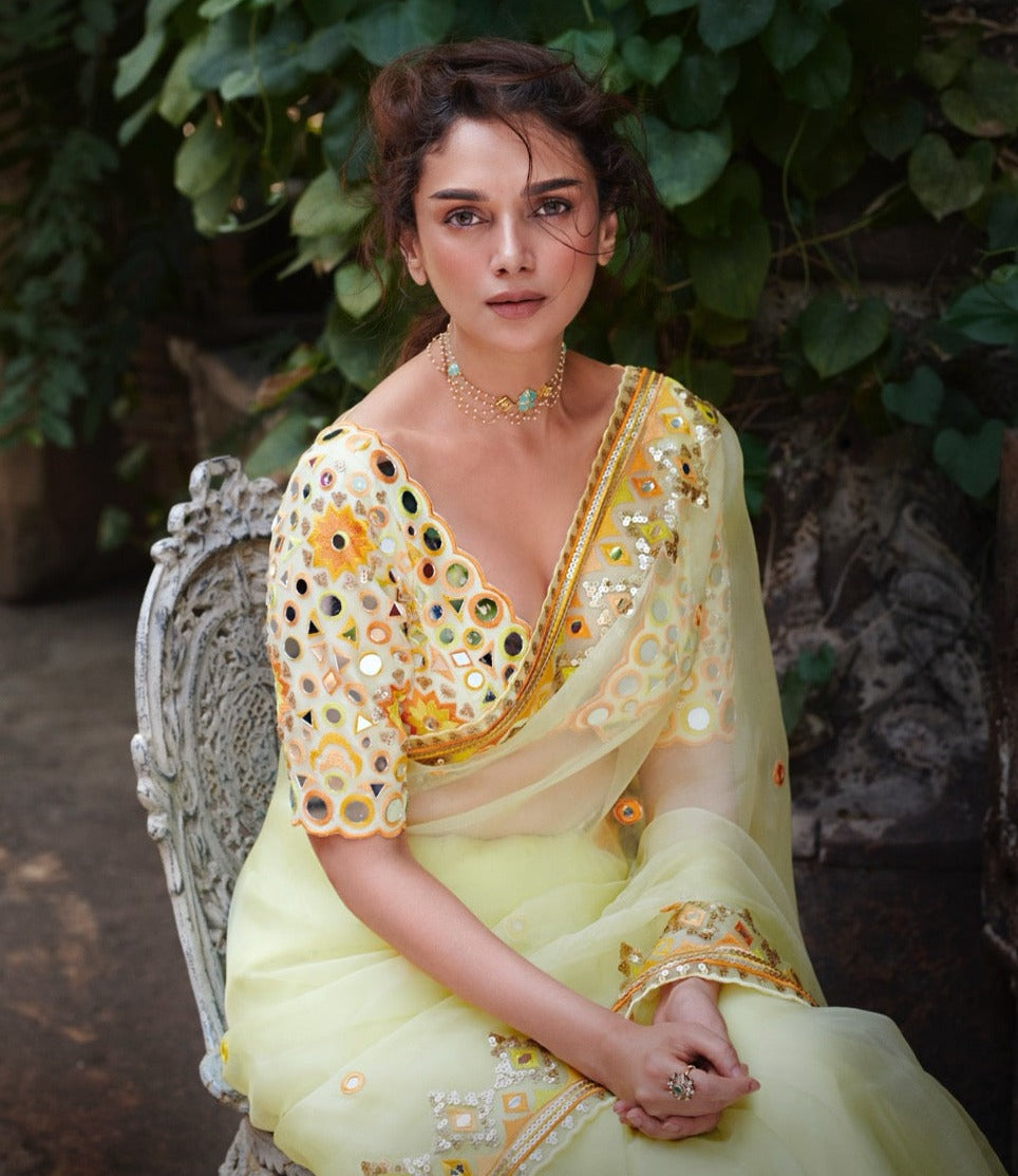 Aditi Rao Hydari In Priyal Saree