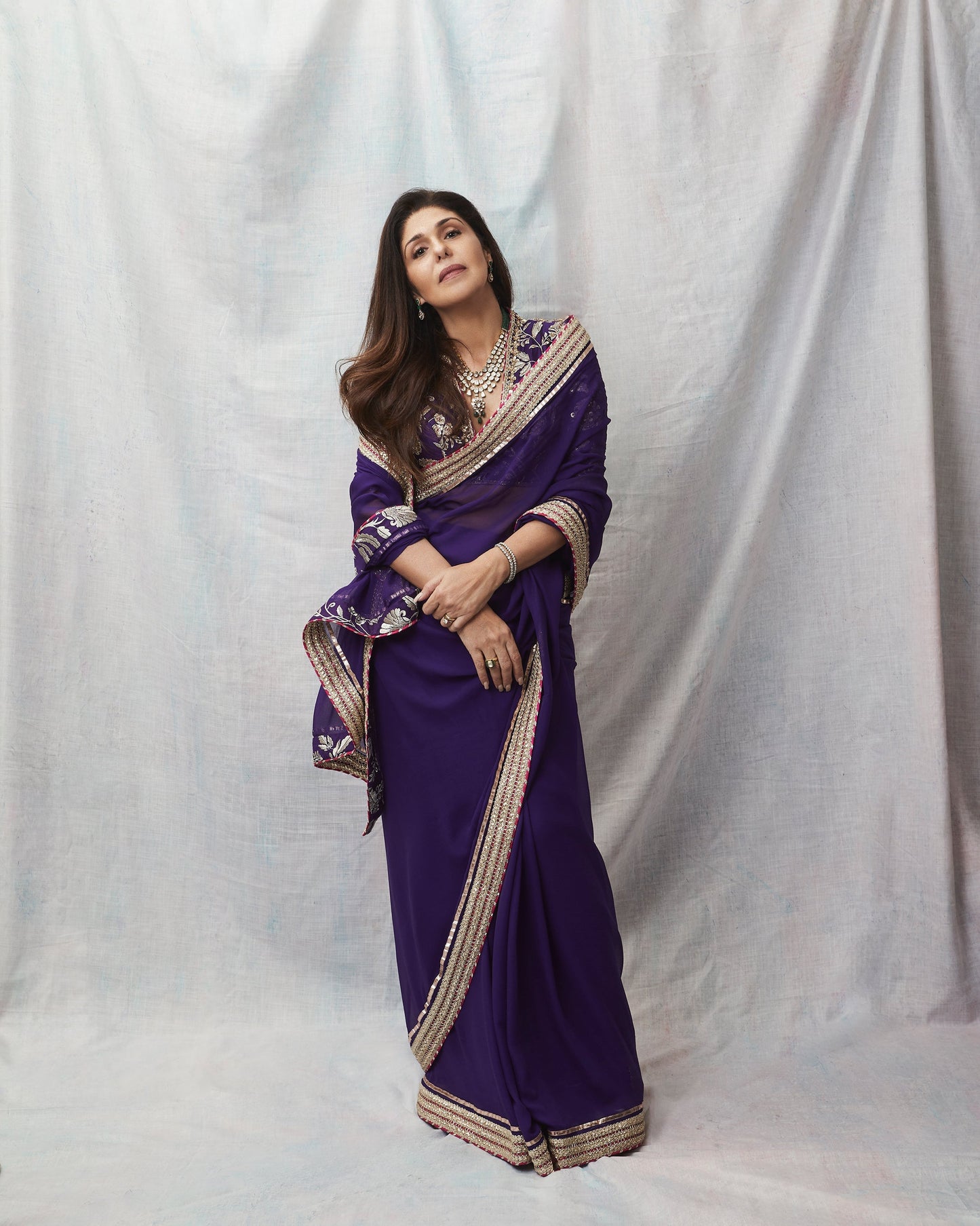 Anaita Shroff in Golconda Myra saree set