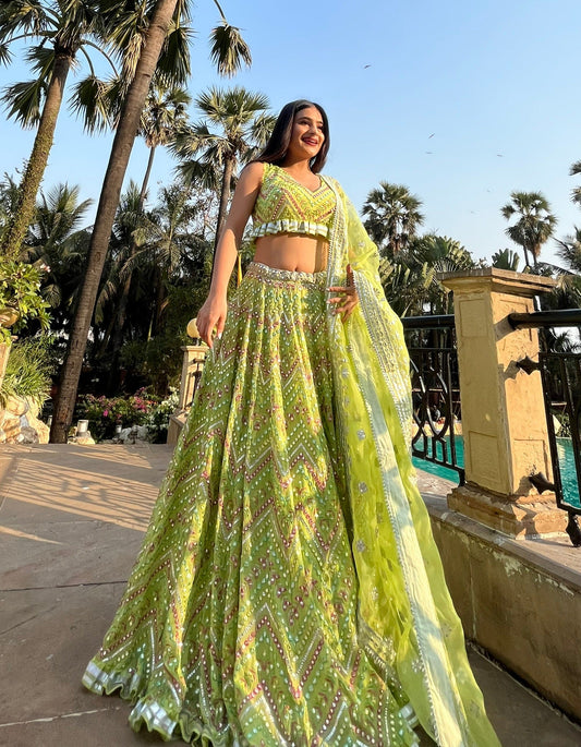 Priyanka Maheshwari in Noor Lehenga set