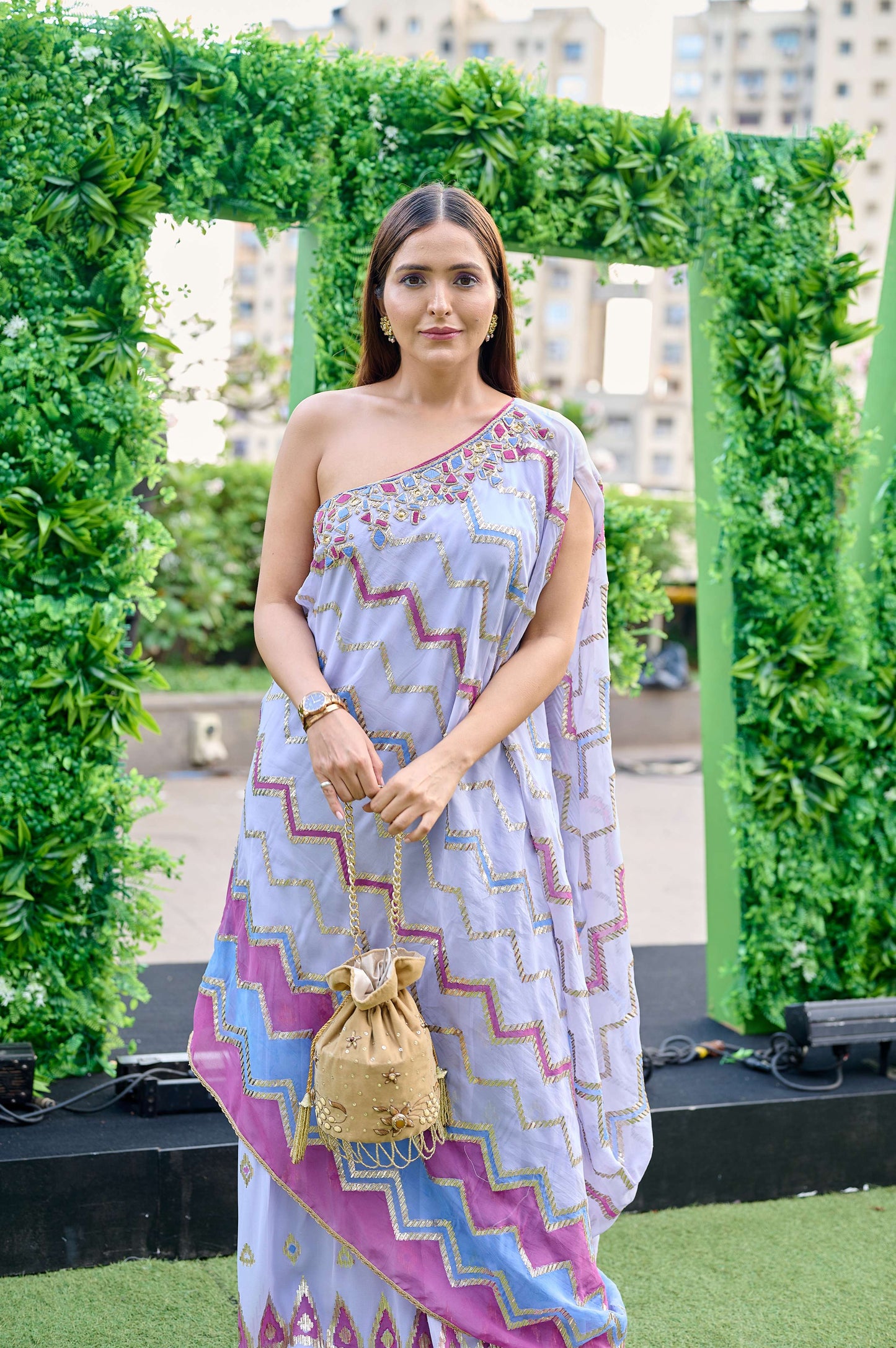 Sonam Chhabra in Tahira one shoulder