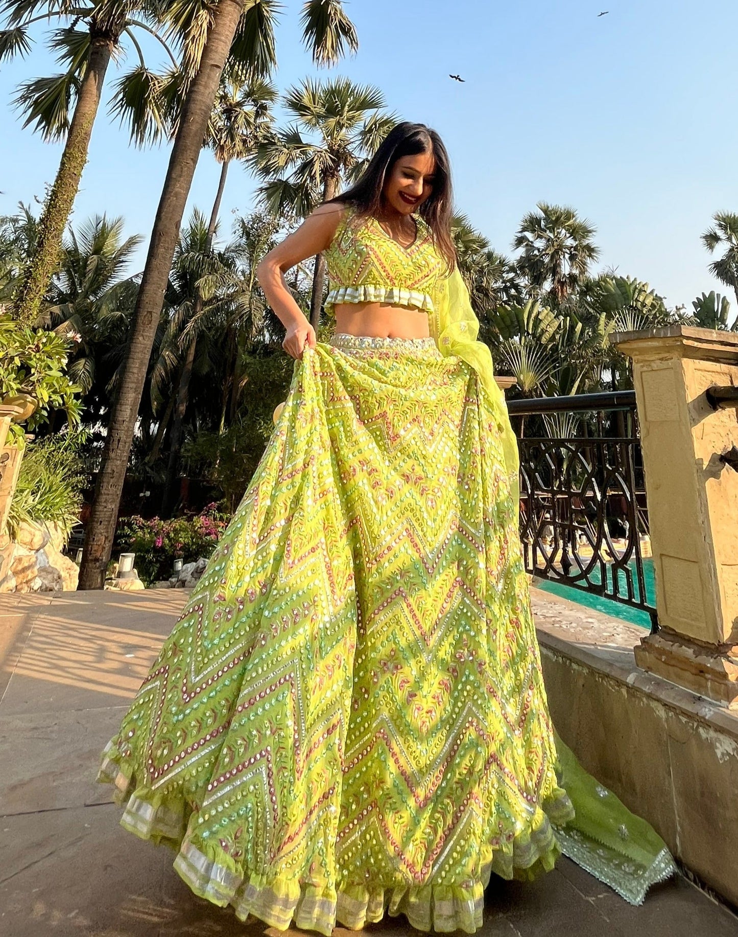 Priyanka Maheshwari in Noor Lehenga set