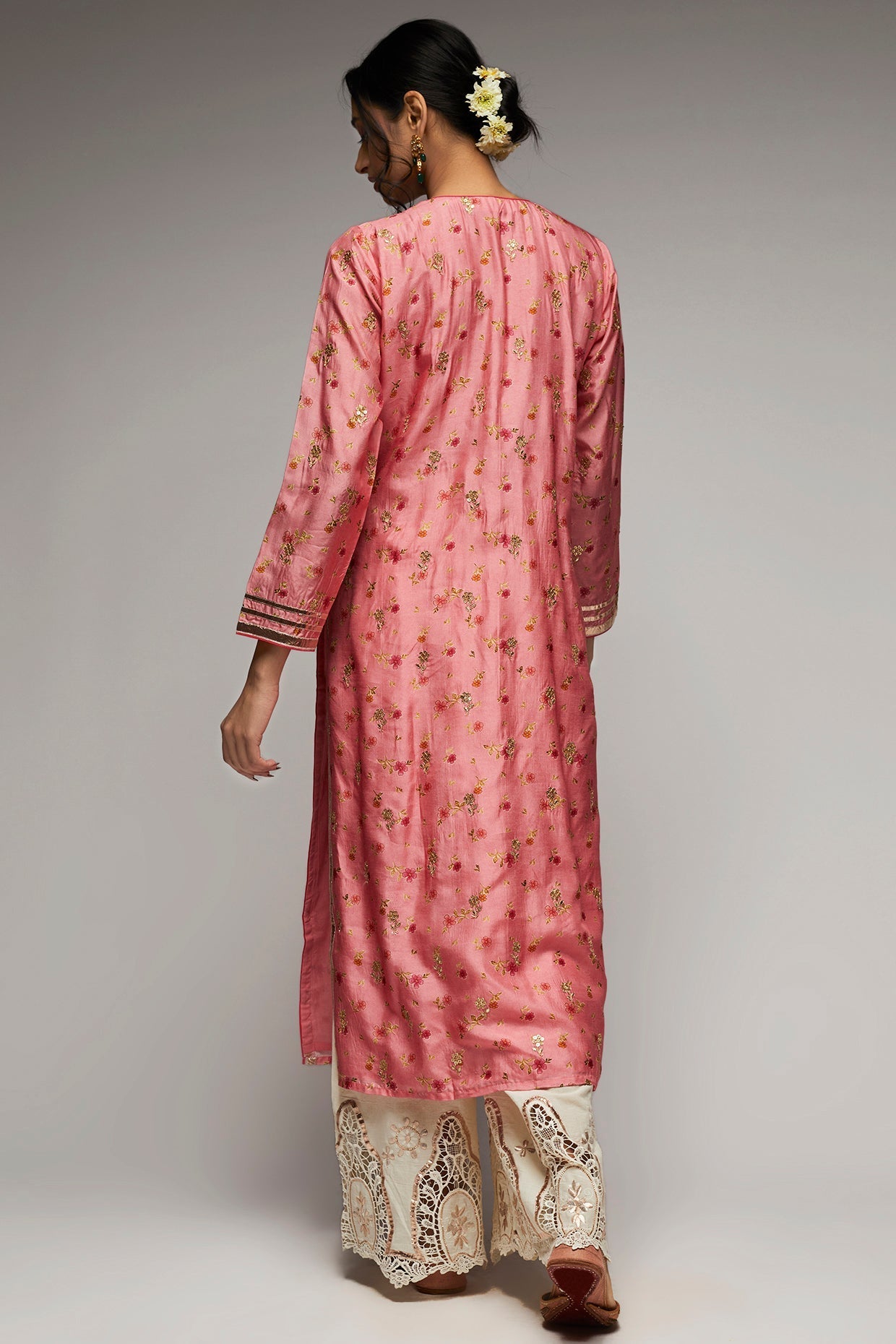 Rashida Tunic Pallazzo Set with Dupatta