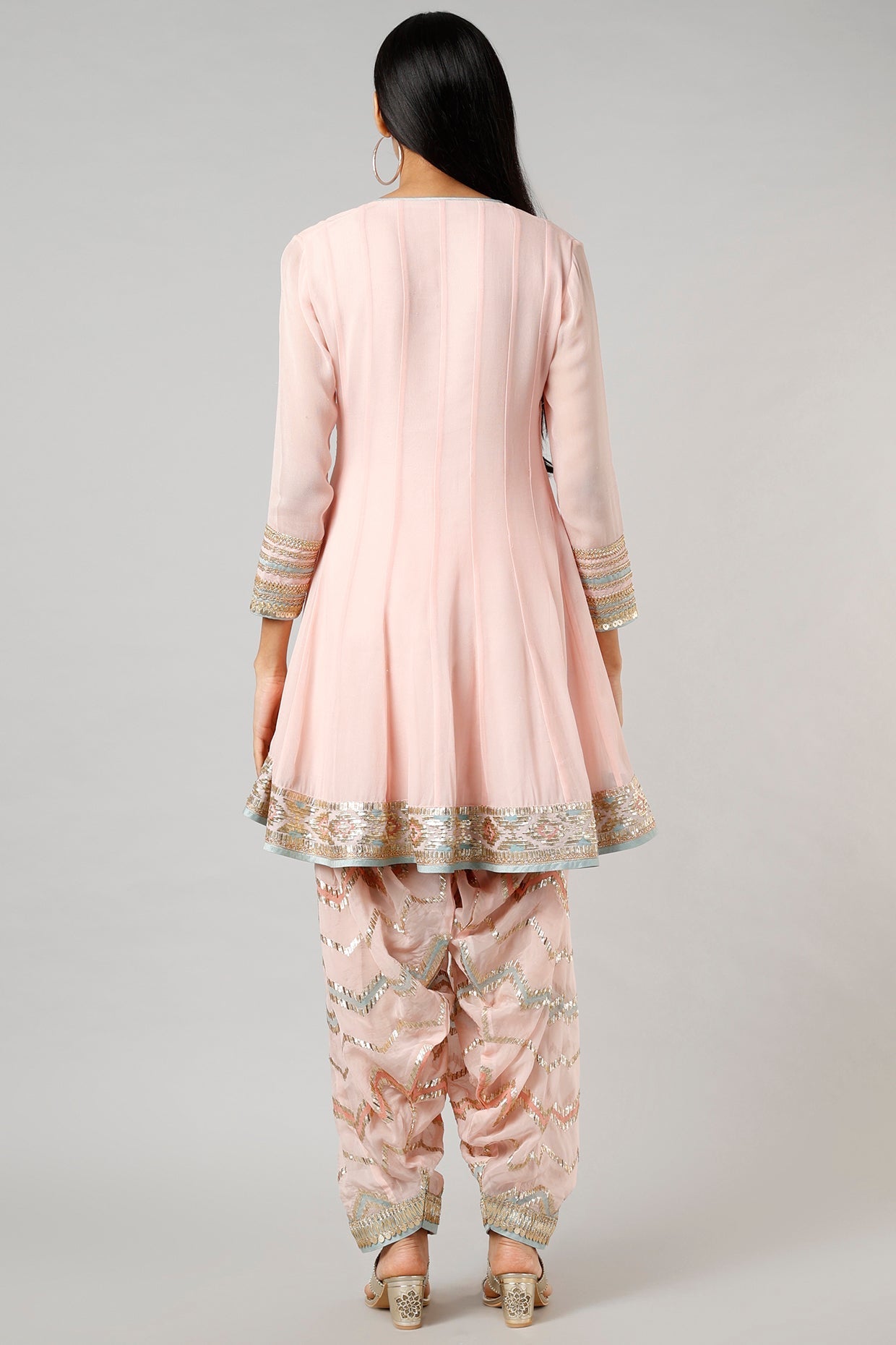 Women's Designer Pink Yasmeen Ag Set