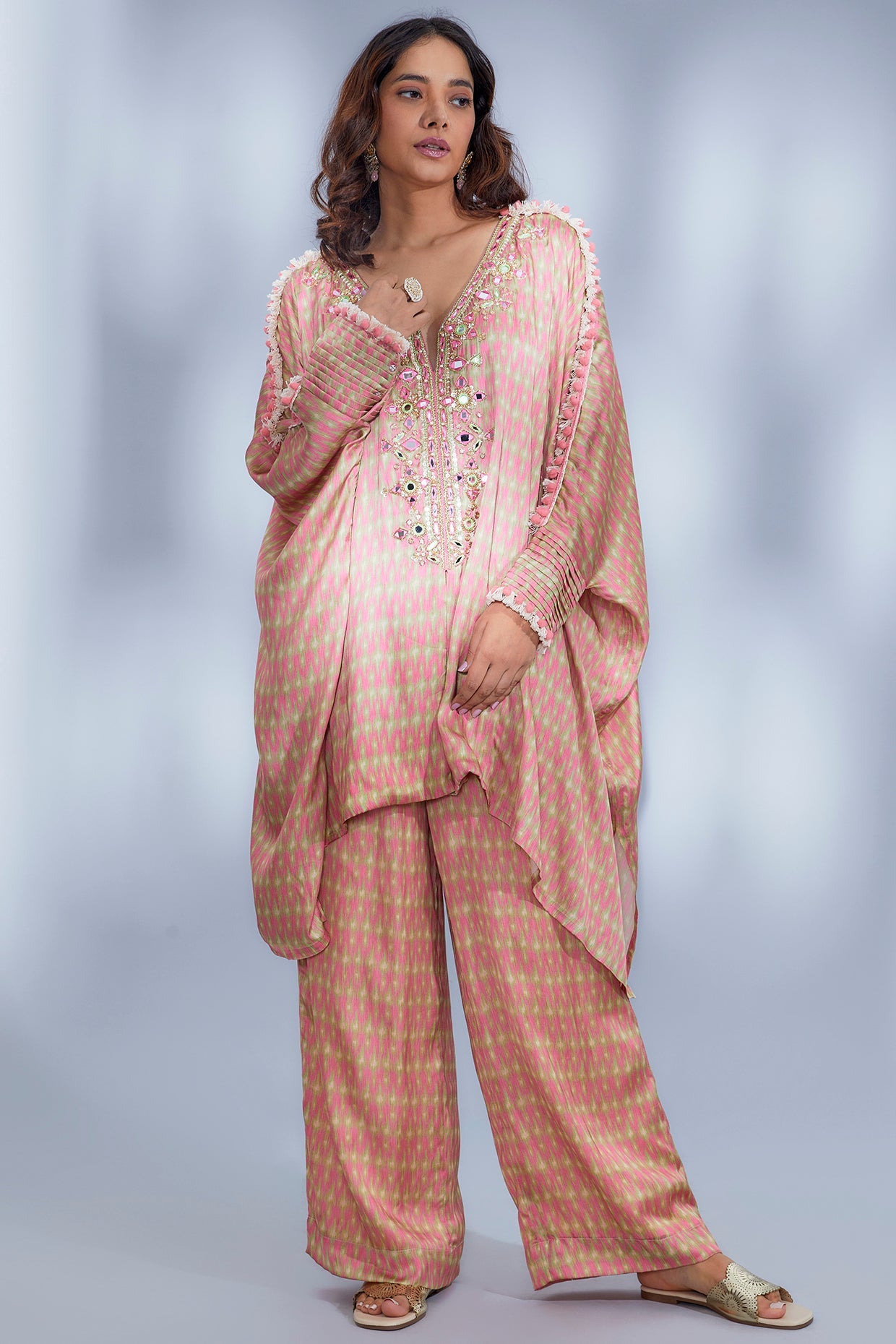 Mahira Pink Co-ord Set- front view