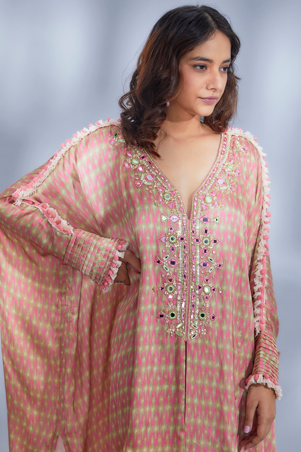 Mahira Pink Co-ord Set- front view