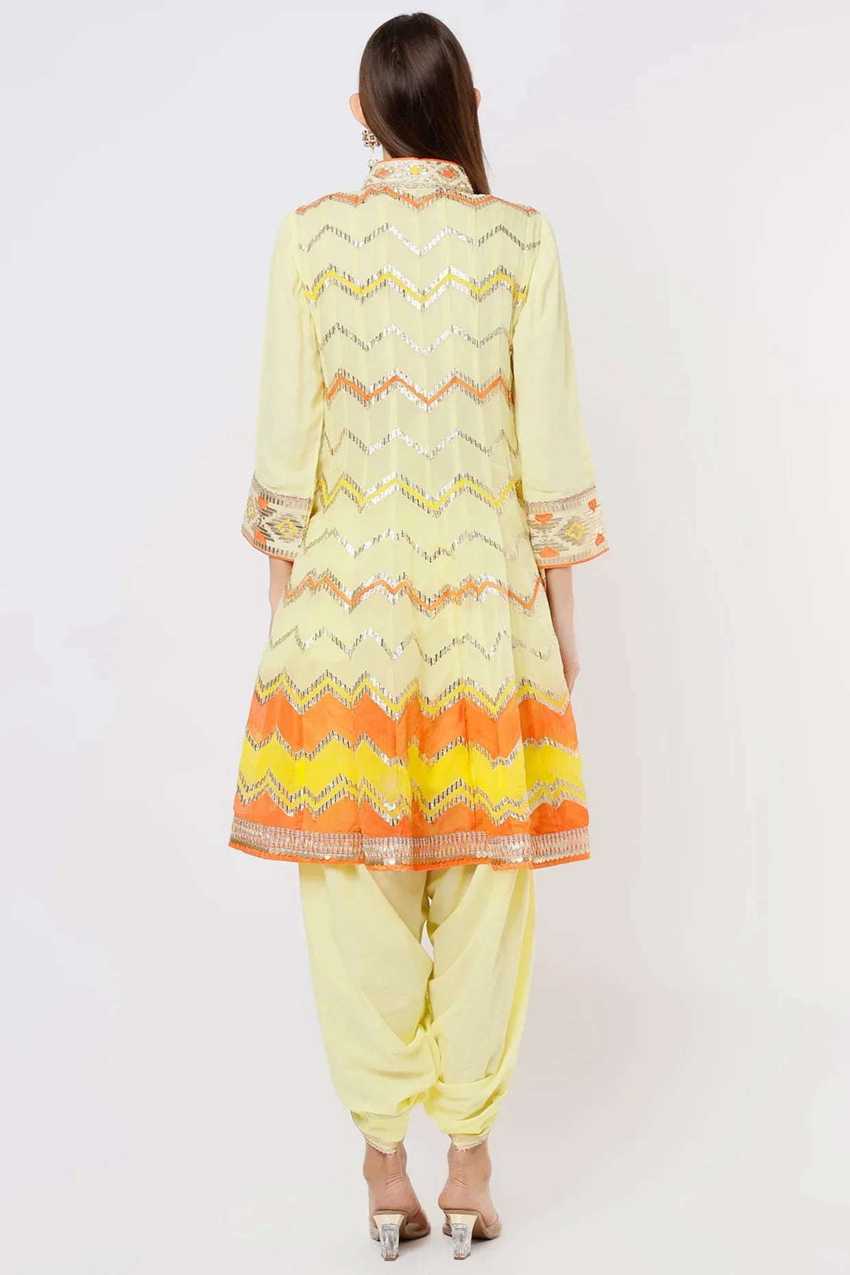 Naima Zig-Zag AG with Dhoti