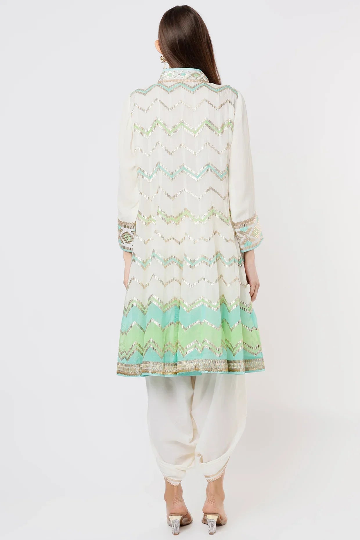 Naima Zig-Zag AG with Dhoti