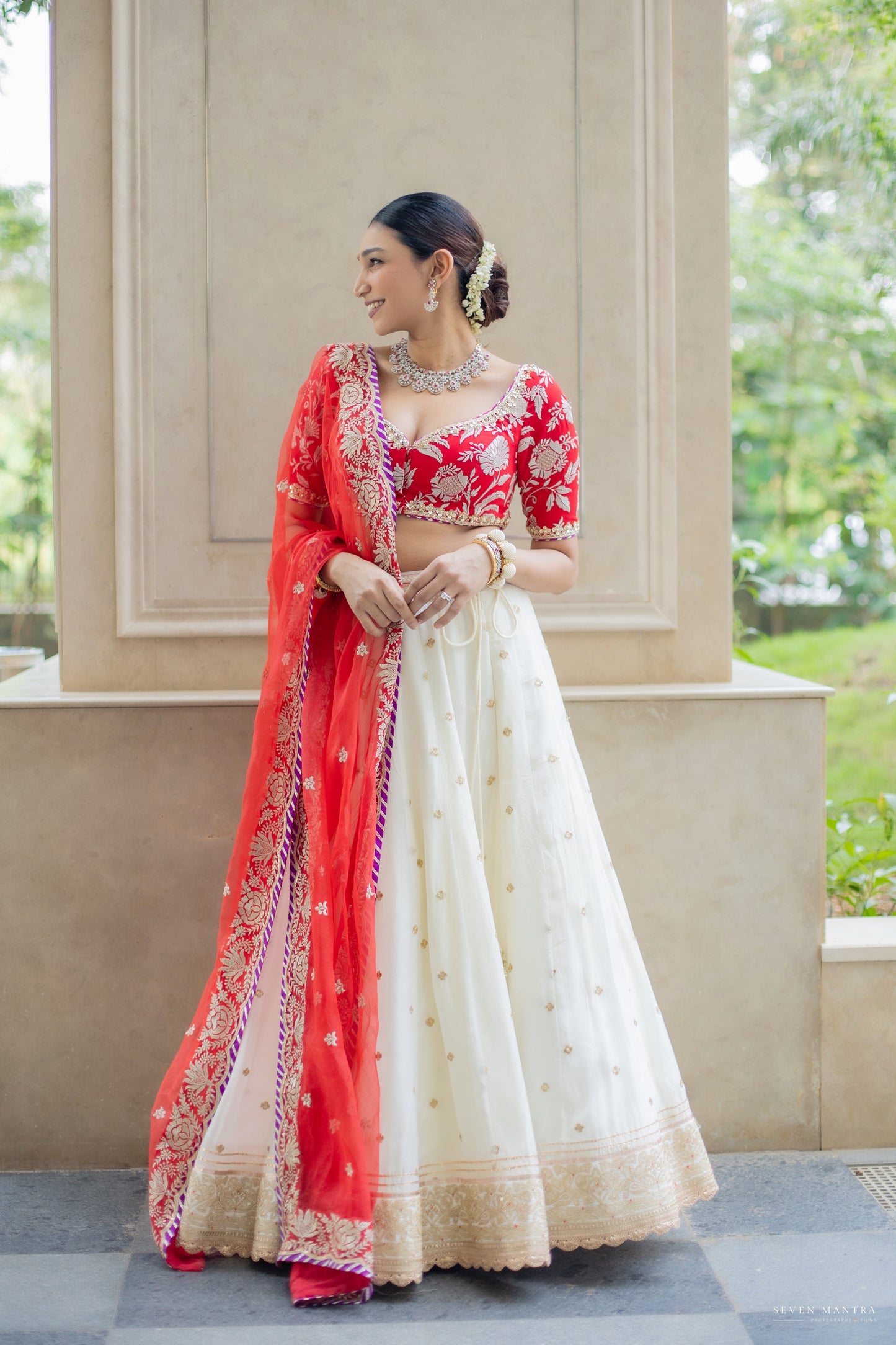 Golconda Damini Lehenga Set- front view