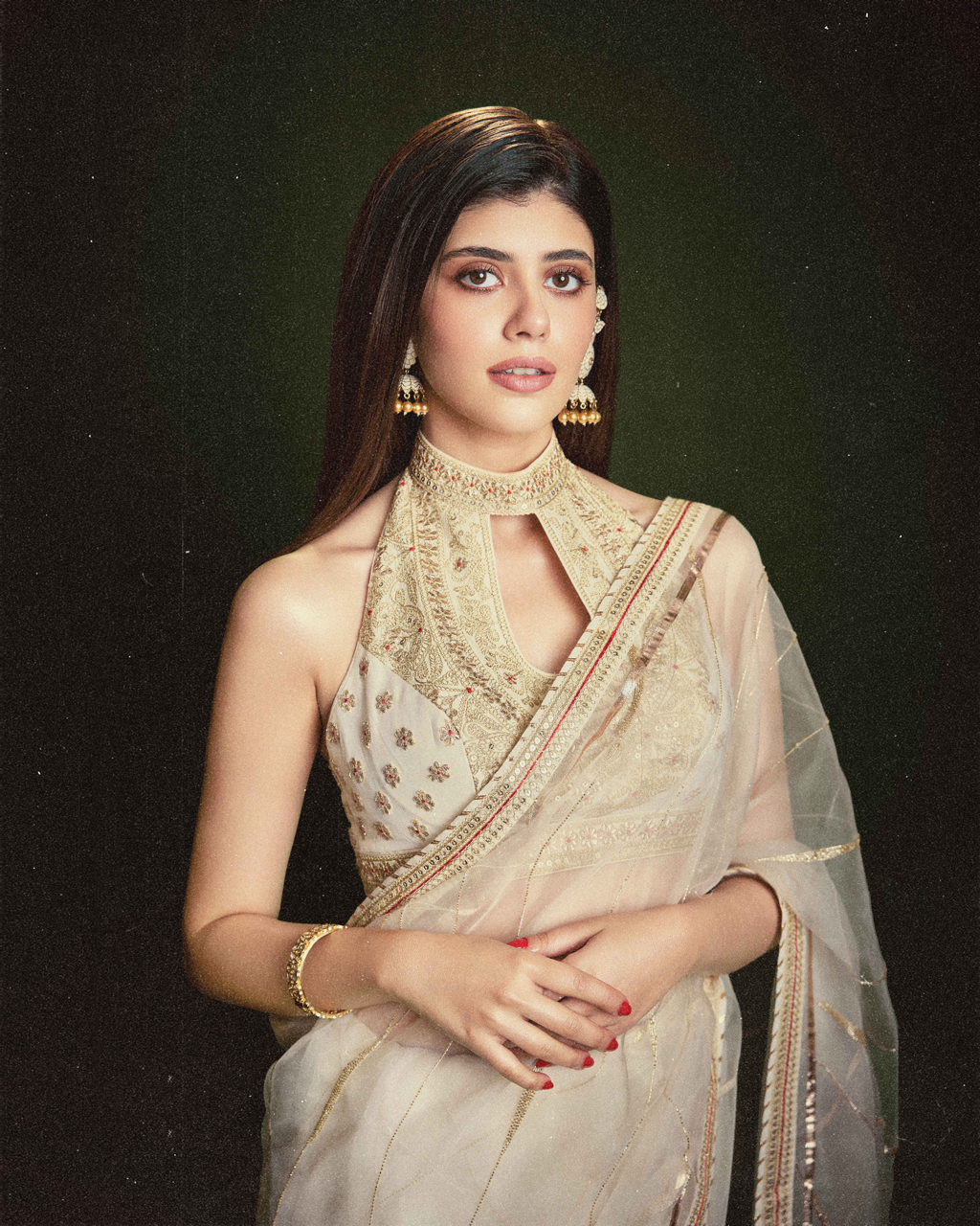 Sanjana Sanghi in  Golconda Priyal saree set