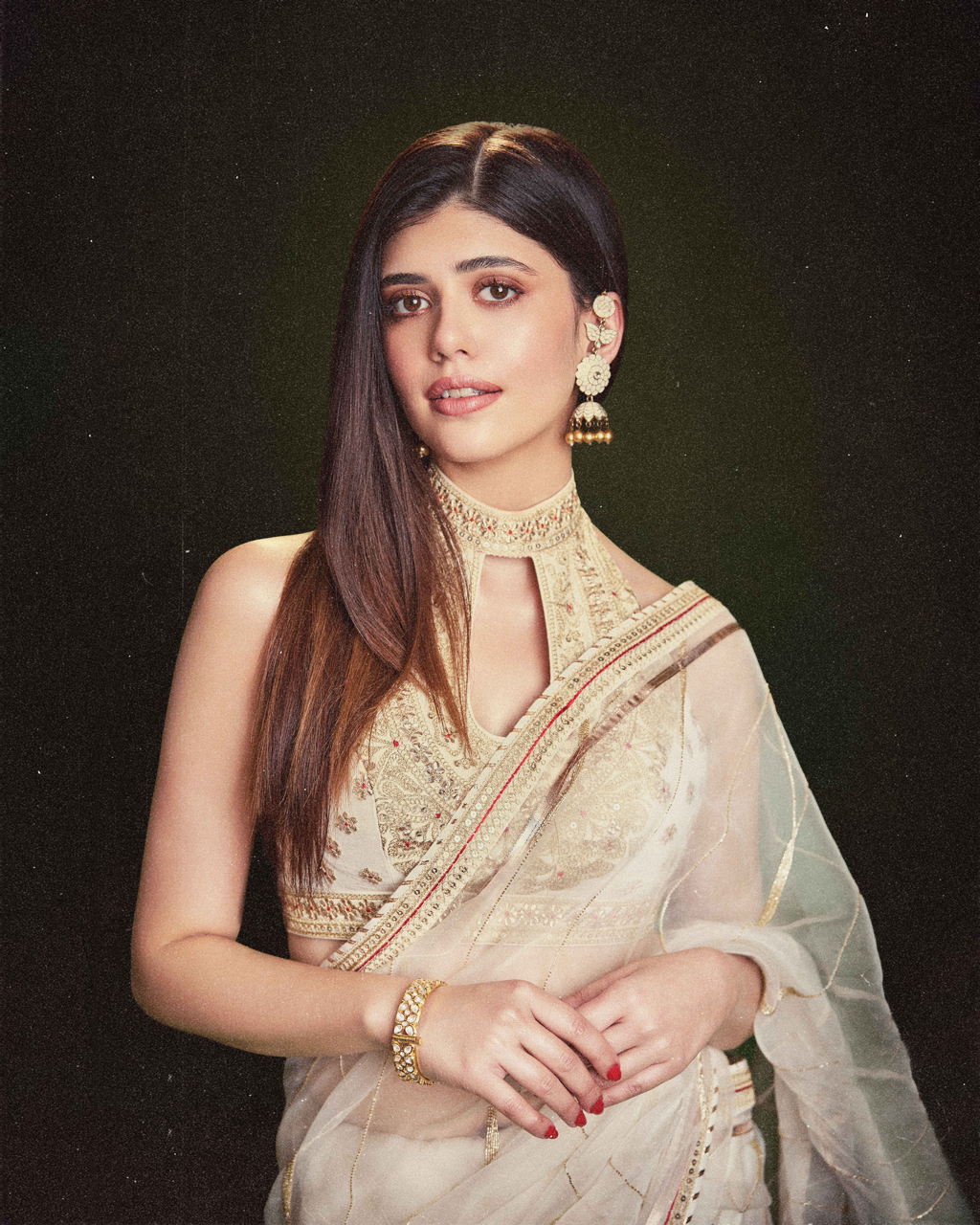 Sanjana Sanghi in  Golconda Priyal saree set