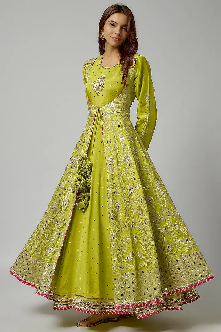 Golconda Ishanya Anarkali Jacket Set