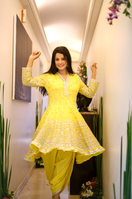 Chetna Pandey in Noor AG with Dhoti