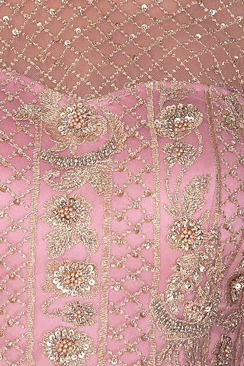 Mouve Embroidered Lehenga Set