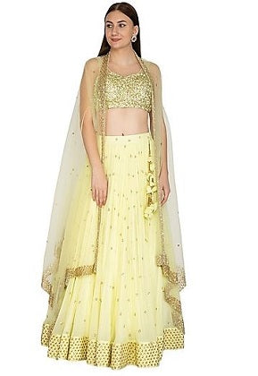 Mint Emb. GGT Lehenga Set