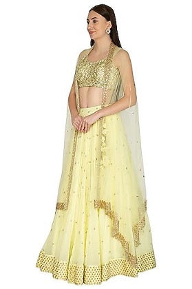 Mint Emb. GGT Lehenga Set