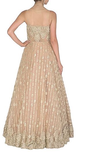 Gold Embroidered Gown