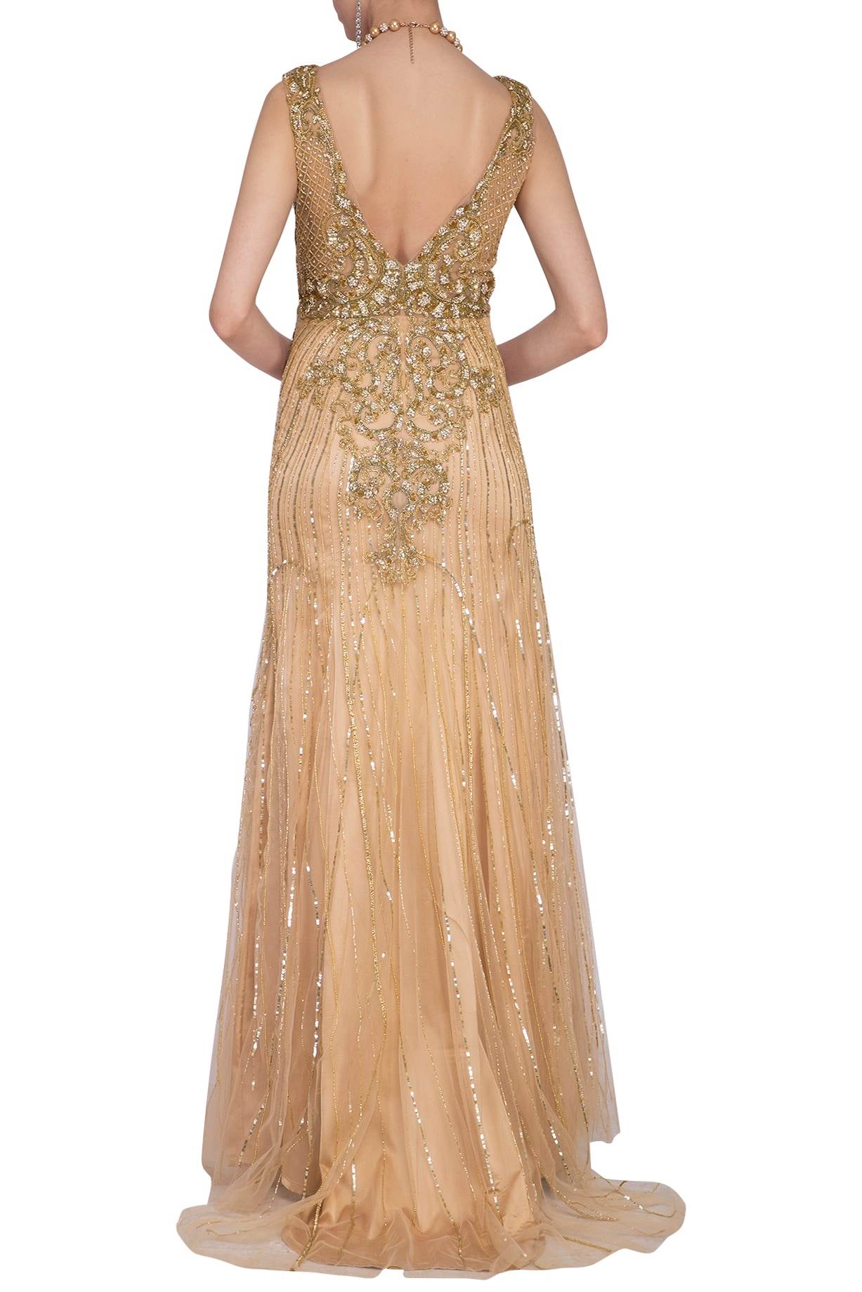 Gold Mermaid Gown