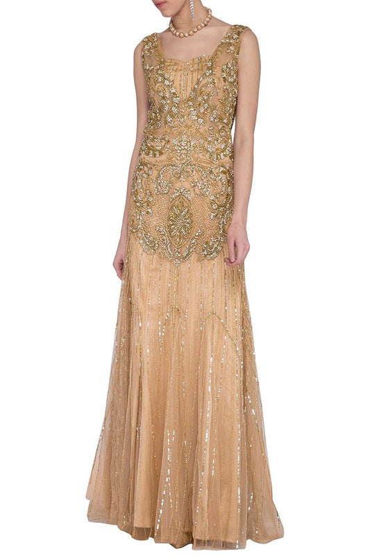 Gold Mermaid Gown