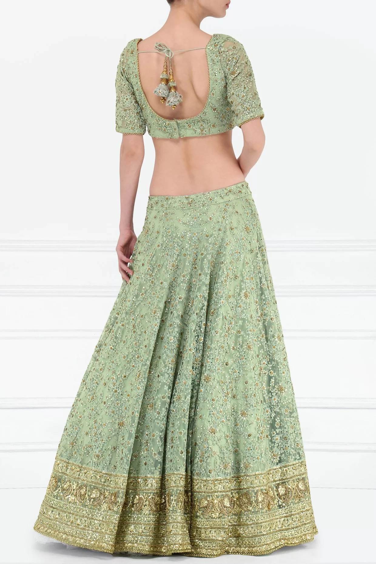 Fern Green Lehenga