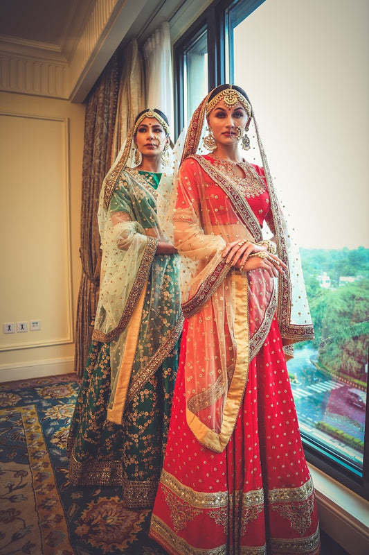 Rose Red Lehenga Set